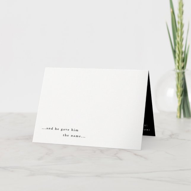 Carte photo de la simplicité religieuse de Noël (Devant)