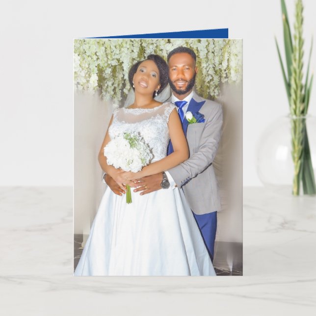 Carte Photo de l'anniversaire du mariage (Devant)