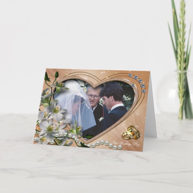 Carte photo de mariage (Devant)
