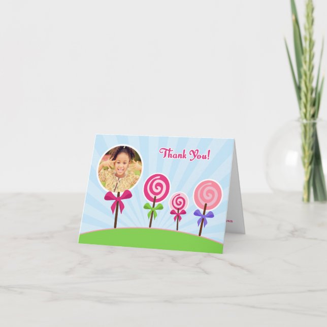 Carte photo de Merci Lollypop (Devant)