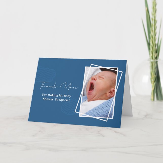 Carte photo de Merci plié (Devant)