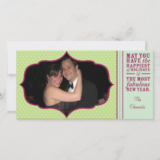 Carte photo de Noël "Joyeuses fêtes"