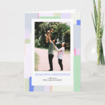 Carte photo de Noël Pastel ArCharme