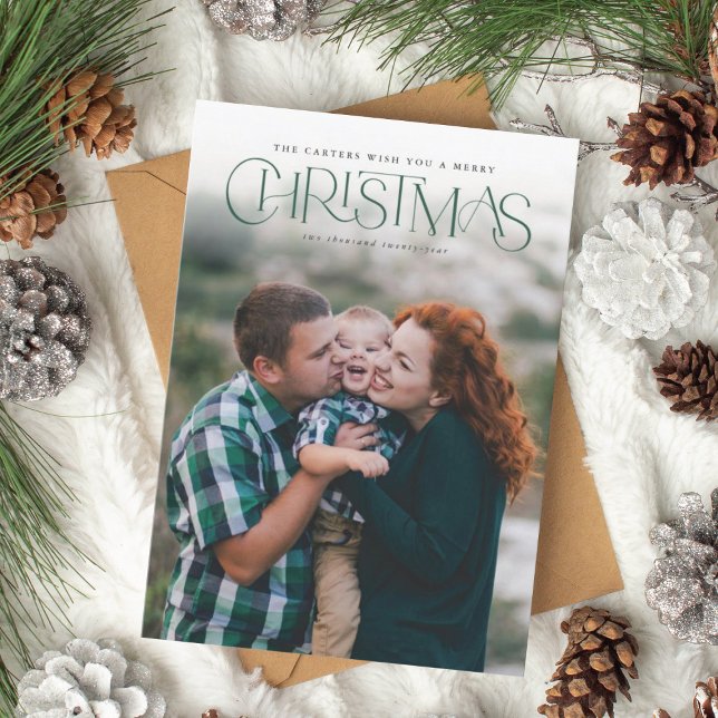 Carte photo de Noël traditionnel (Créateur téléchargé)