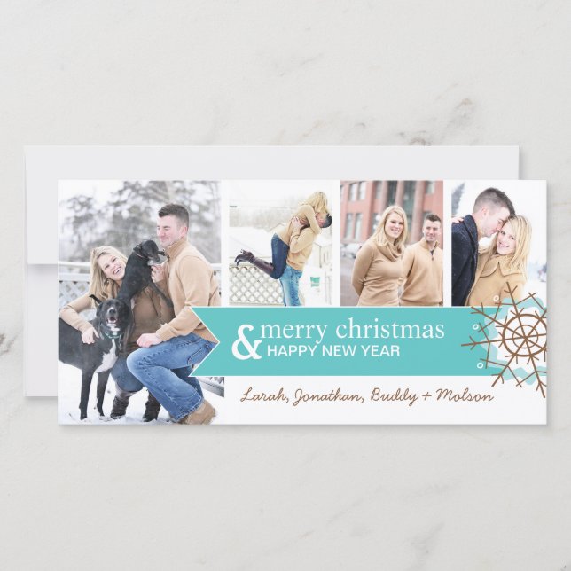 Carte photo de Noël Whimsical (Devant)