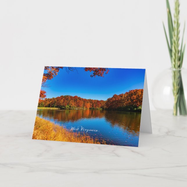 Carte photo de paysage de Virginie-Occidentale (Devant)
