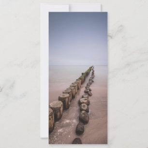 Carte photo de plage de la mer Baltique