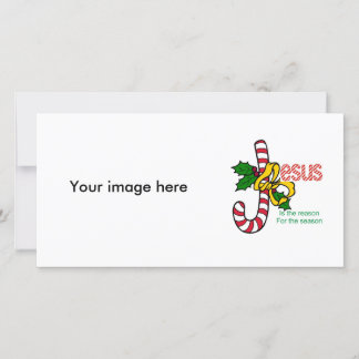 Carte photo de sucre de canne de Jésus