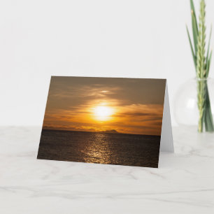 Carte Photo de Sunset Seascape