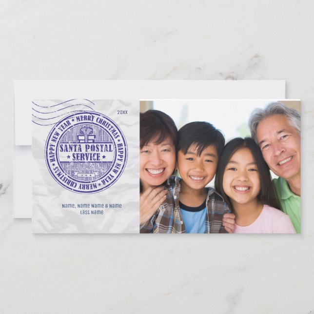 Carte photo de tampon d'annulation de la poste pèr (Devant)