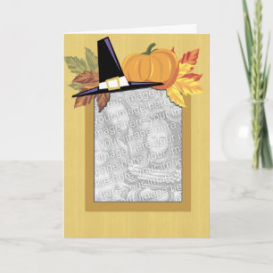 Carte photo de Thanksgiving