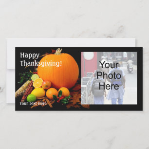 Carte photo de Thanksgiving, Cartes de voeux perso