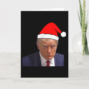 Carte Photo de Trump en prison - Mug Shot drôle de Chri