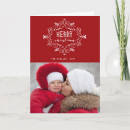 Carte photo de vacances de Deco de feuillage de