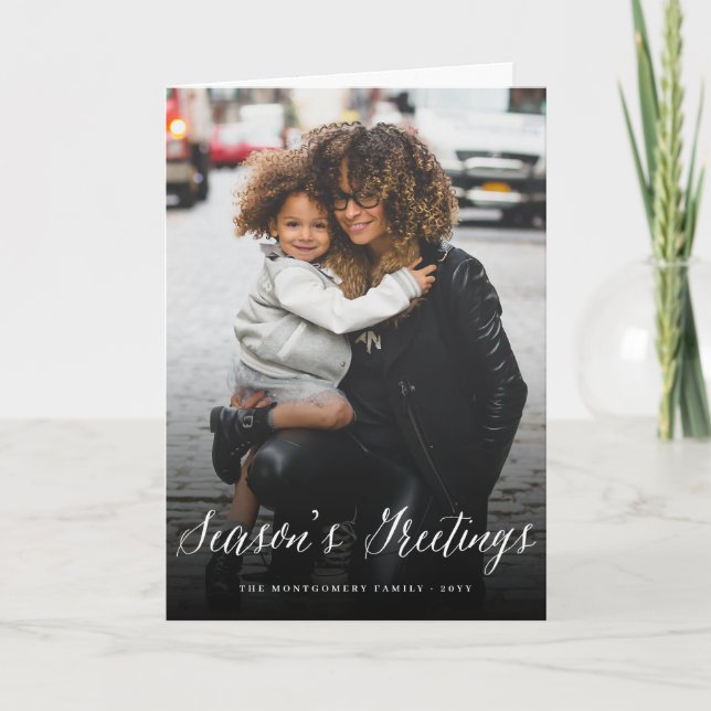 Carte photo de vacances de manuscrit de Bonnes (Devant)