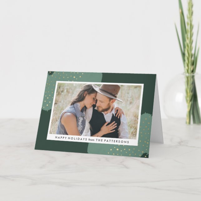 Carte photo de vacances fois par | de confettis (Devant)