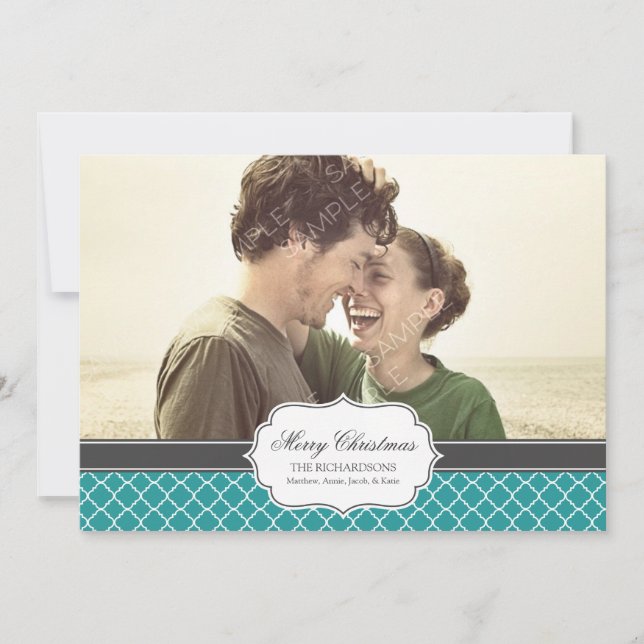 Carte photo de vacances Quatrefoil (Devant)