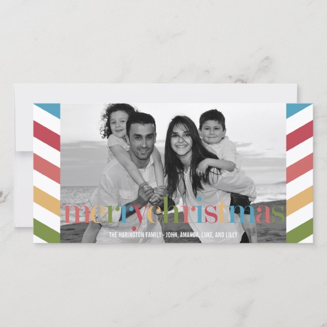 CARTE PHOTO de vacances RAINBOW (Devant)
