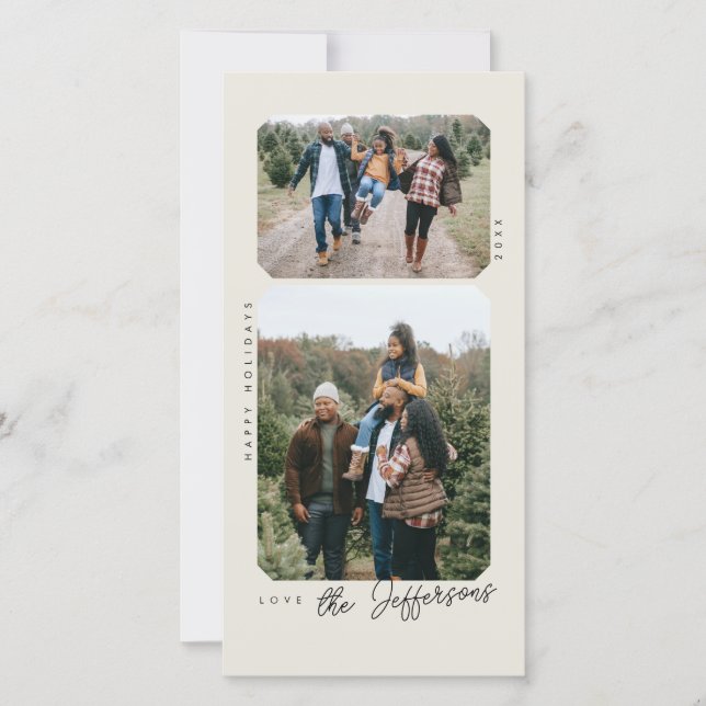 Carte photo de vacances Retro Frame (Devant)