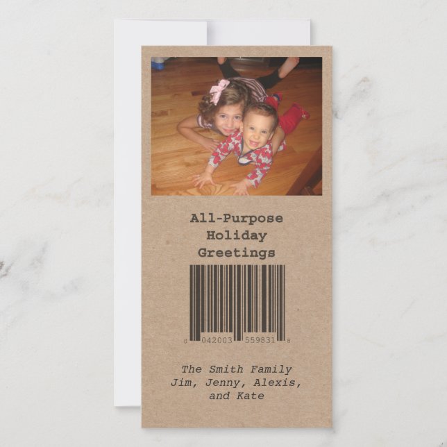 Carte photo de vacances tout usage (Devant)