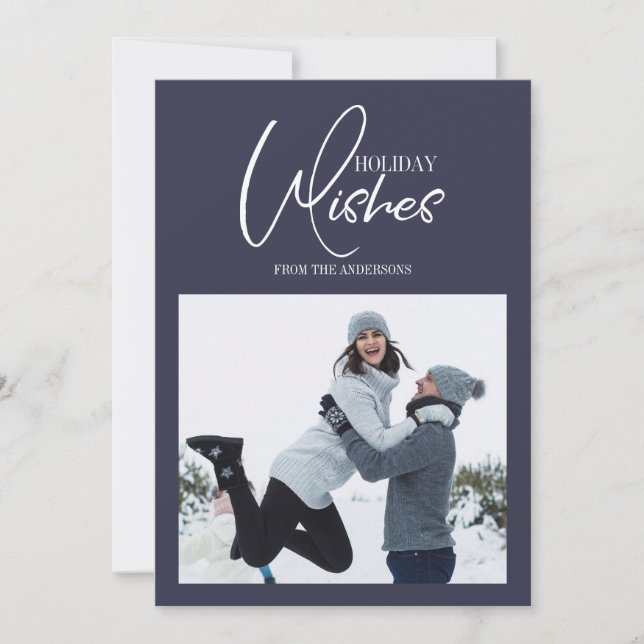Carte photo de voeux de Noël (Devant)