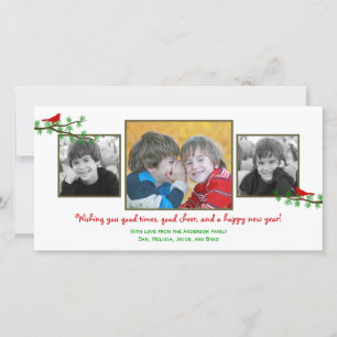Carte photo des Fêtes de Noël sur Twitter