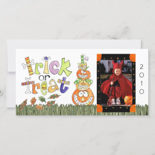 Carte photo d'Halloween