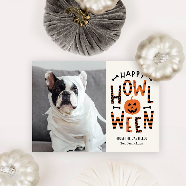 Carte photo d'Halloween Howl-O-Ween (Créateur téléchargé)