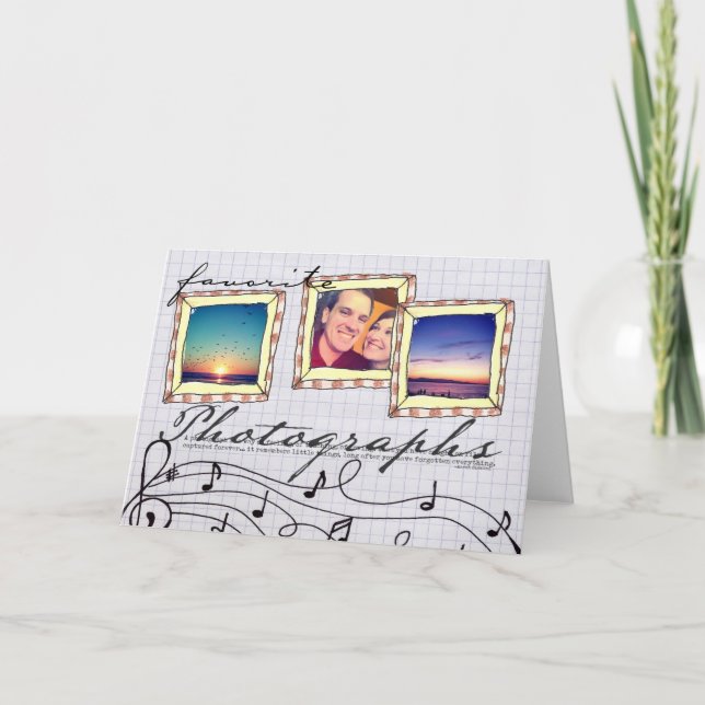 carte photo d'instagram de griffonnage (Devant)