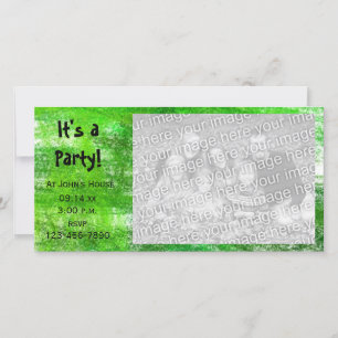 Carte photo d'invitation à la fête de la Crayon ve