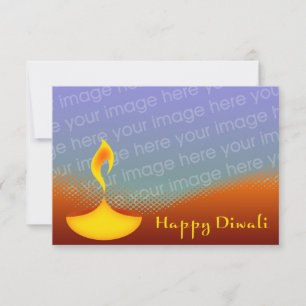 carte photo diwali heureux