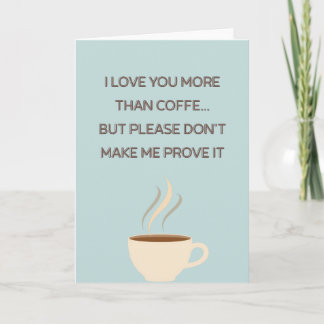 Carte photo drôle de café pour la fête des mères