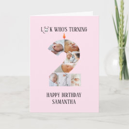 carte photo du 2e anniversaire