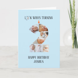 carte photo du 2e anniversaire