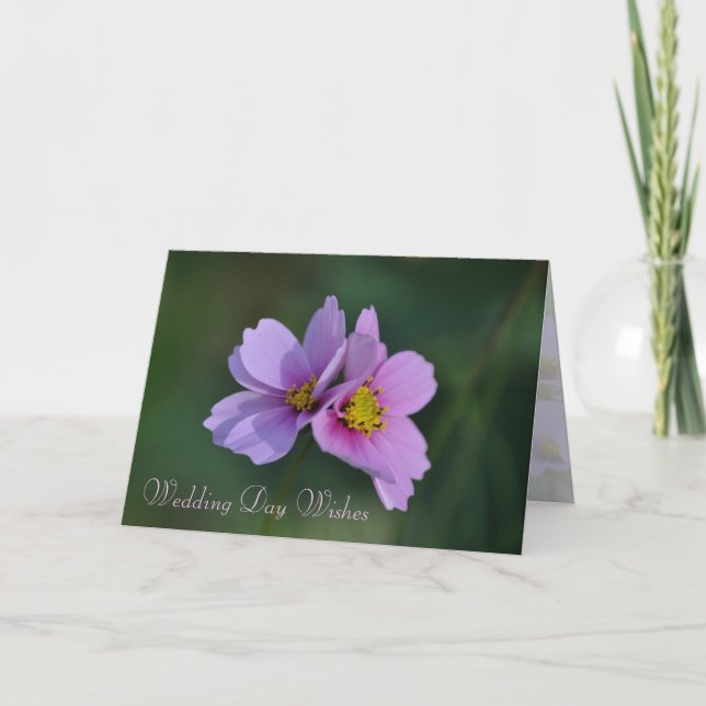 Carte photo du jour de mariage (Devant)