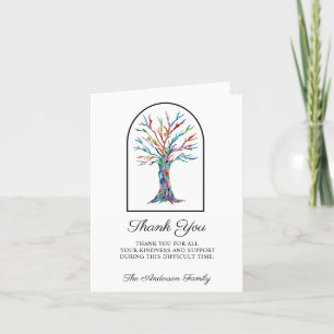 Carte photo du Merci commémoratif de Sympathy