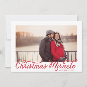 Carte photo du Miracle de Noël