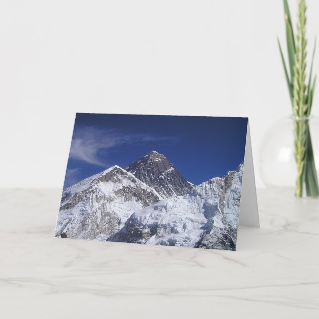 Carte Photo du Mont Everest (Devant)