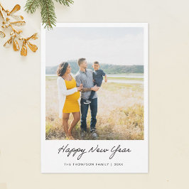 Carte photo du Nouvel An heureux