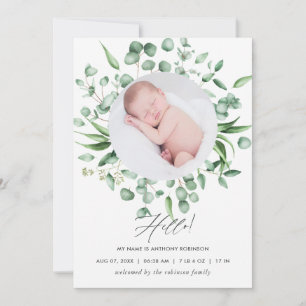 Carte photo Eucalyptus Greenery