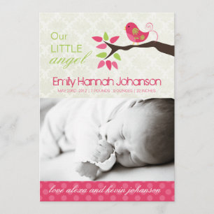 Carte photo faire-part de naissance