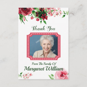 Carte photo funèbre de Merci