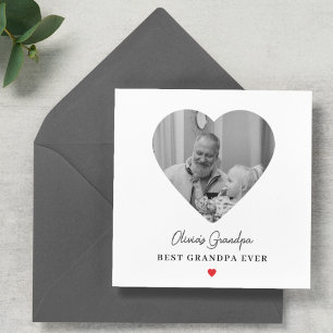 Carte Photo grand-père personnalisée Meilleur Grand-Pè