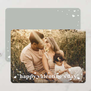 Carte photo Heureuse Sainte-Valentin des Coeurs ré