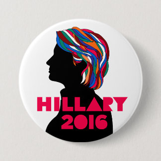 Carte Photo Hillary 2016 : Rétro bouton de conception