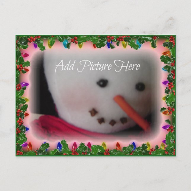 Carte photo Holly et Lights (Devant)