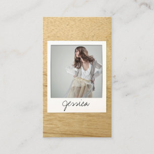 Carte photo instantané personnalisable II -