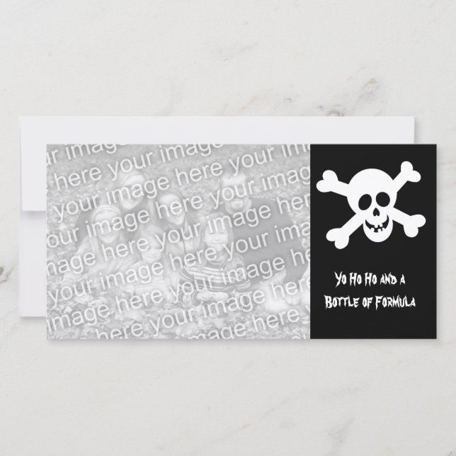 Carte photo jolly roger (Devant)