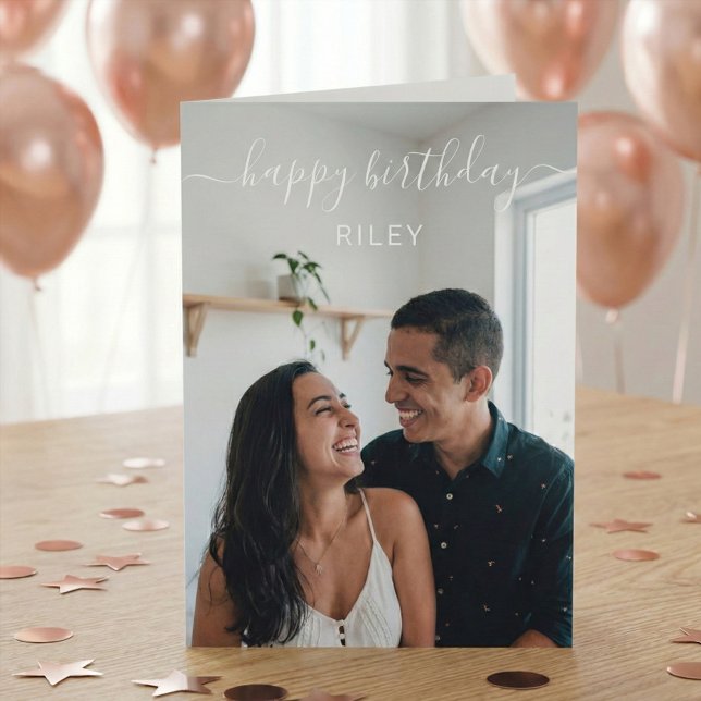 Carte Photo Joyeux anniversaire (Créateur téléchargé)