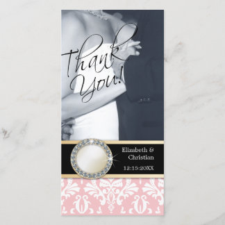 Carte photo mariage Merci